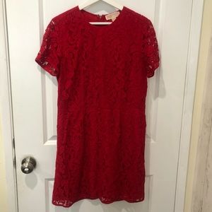 Michael Kors Short Sleeve Lace Dress